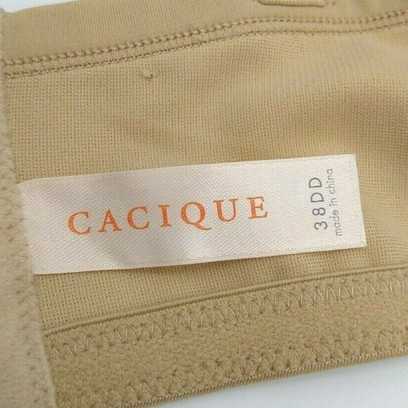 Cacique Bra Plunge Satin Convertible Straps 38DD - Picture 3 of 9